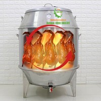 Lò quay vịt không khói thay thế hoàn toàn cho cách nướng vịt truyền thống