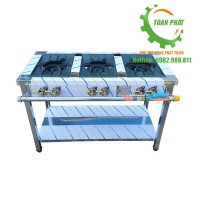 Bếp hầm 3 họng đốt 2 vanh lửa