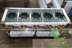 Bếp hầm 5 họng đốt 2 vanh lửa