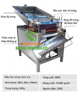 Máy bóc trứng chim cút Toàn Phát