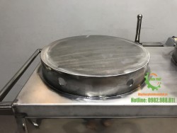 Máy làm bánh Crepe đôi dùng gas