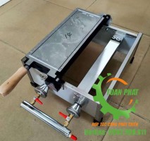 Máy làm bánh đồng xu dùng gas 3 khuôn