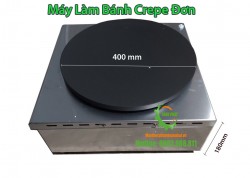 Máy làm bánh Crepe đơn/đôi dùng gas nhập khẩu