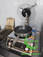 Máy rang cơm, xào rau bằng điện từ