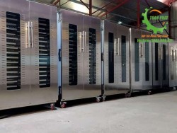 Máy sấy cá 20 khay 2 cánh