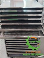 Máy sấy cá 20 khay 1 cánh