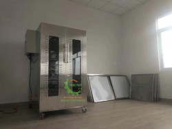 Máy sấy cá 20 khay 2 cánh