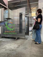 Máy sấy cá 20 khay 2 cánh