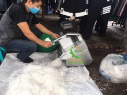 Máy nạo bào sợi dừa tươi