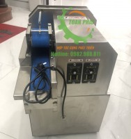Máy thái hành sả rau củ băng tải