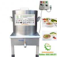 Nồi nấu phở 40L tủ điện treo tường