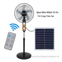 Quạt tích điện năng lượng mặt trời có điều khiển