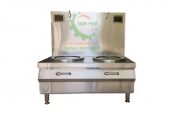 Bếp từ công nghiệp đôi mặt phẳng tròn
