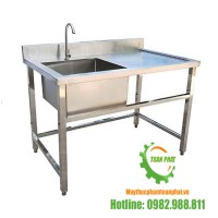Bàn chậu rửa inox đơn