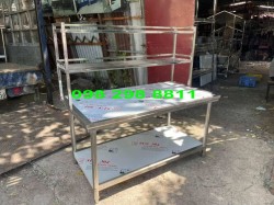 Bàn inox sơ chế công nghiệp