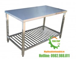 Bàn inox sơ chế thực phẩm giá rẻ
