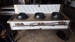 Bếp Á xào 3 họng đốt Hàn Quốc