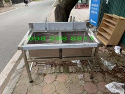 Chậu rửa inox 2 hố