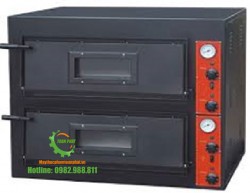 Lò nướng Pizza  2 tầng 4 khay điện/gas
