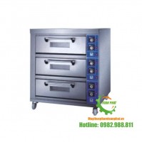 Lò nướng 3 tầng 6 khay gas