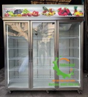 Tủ mát 3 cánh kính Việt Nam sản xuất
