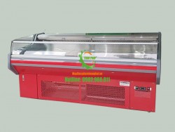 Tủ mát trưng bày bảo quản thịt tươi cửa hở