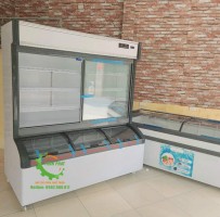 Tủ siêu thị trưng bày trên mát dưới đông cứng