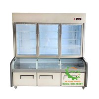 Tủ siêu thị trưng bày trên mát, giữa đông mềm, dưới đông cứng
