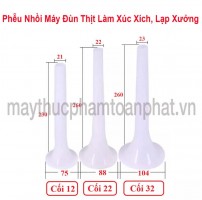 Phễu nhồi máy đùn thịt làm xúc xích, lạp xưởng