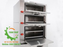 Tủ hấp hải sản 3 tầng độc lập dùng điện