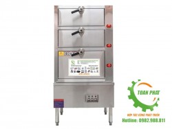 Tủ hấp hải sản 3 tầng độc lập dùng điện