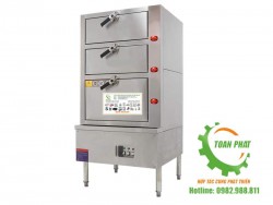 Tủ hấp hải sản 3 tầng độc lập dùng điện