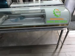 Tủ trưng bày Sushi 1 tầng kính trắng