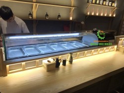 Tủ trưng bày sushi 1 tầng