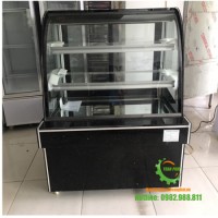 Tủ trưng bày bánh  kính cong 3 tầng 1,2m