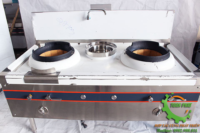 bếp á xào đôi có quạt thổi