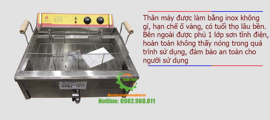 Cấu tạo của bếp chiên