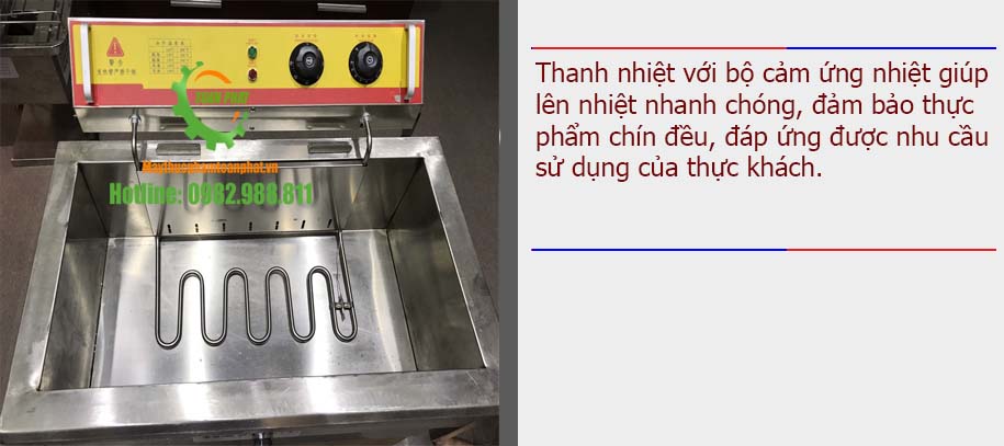 thanh nhiệt của bếp chiên
