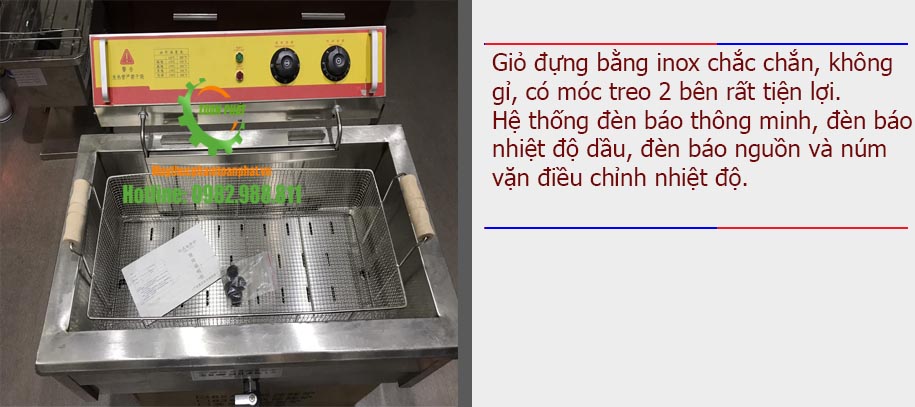 Cấu tạo của bếp chiên