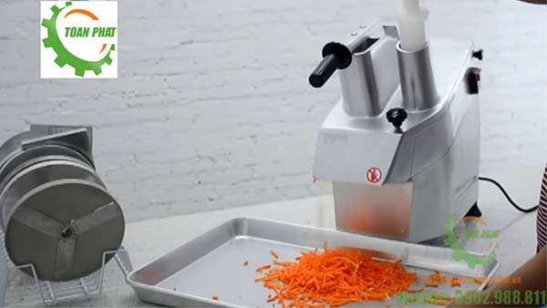 Hình ảnh thực máy thái rau củ quả VC55 Toàn Phát
