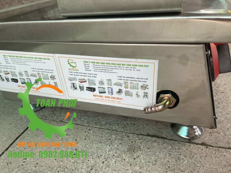 Máy rang cơm, xào rau xào mì, xào miến dùng gas đơn