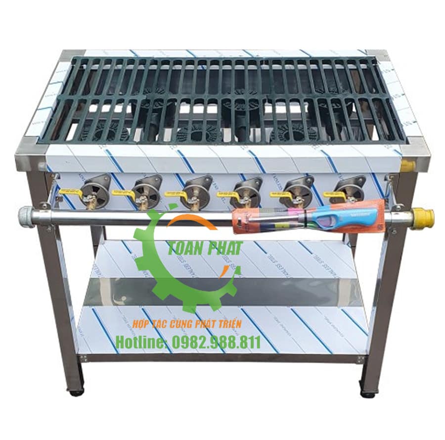 Bếp hầm 6 họng đốt 1 vanh lửa