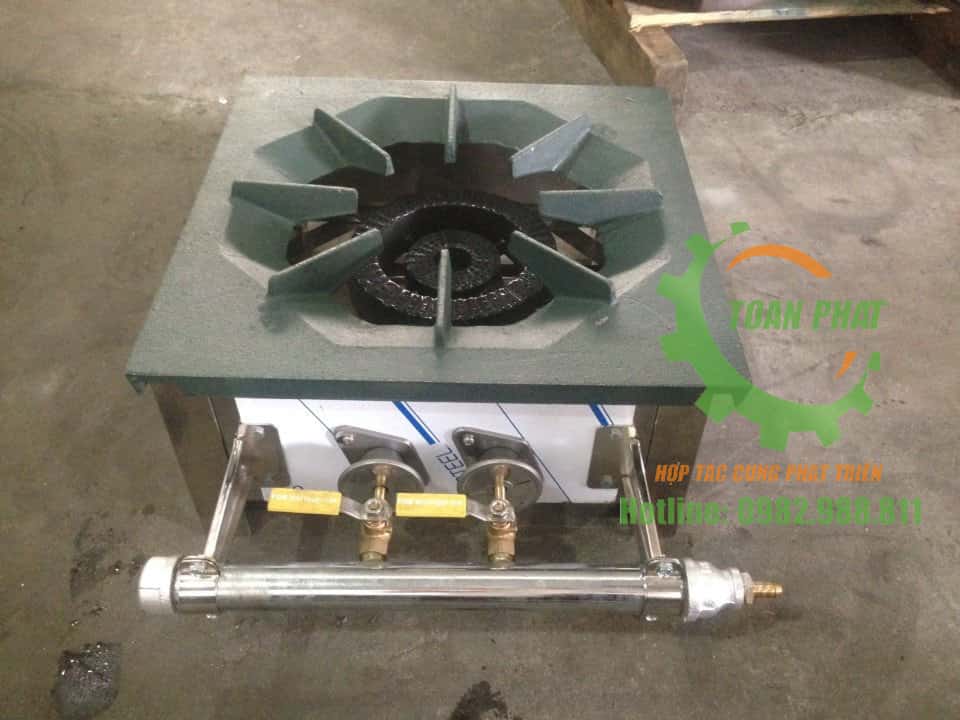 Bếp hầm đơn 1 họng đốt 2 vanh lửa