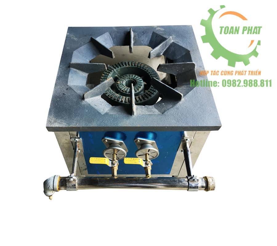 Bếp hầm đơn 1 họng đốt 2 vanh lửa
