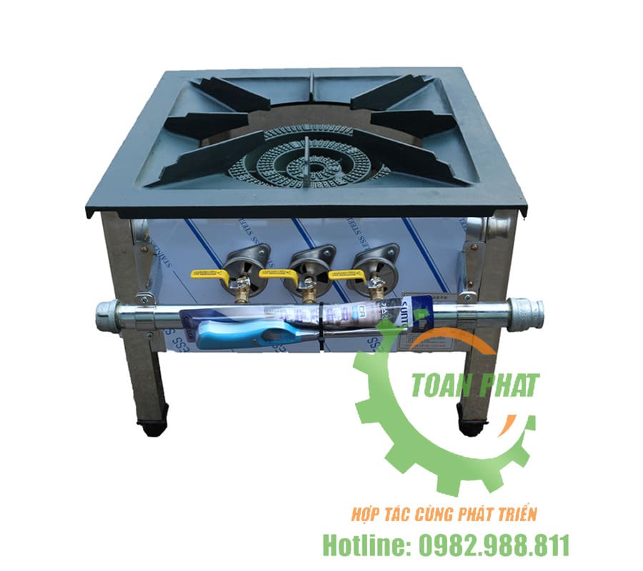 Bếp hầm đơn 1 họng đốt 3 vanh lửa