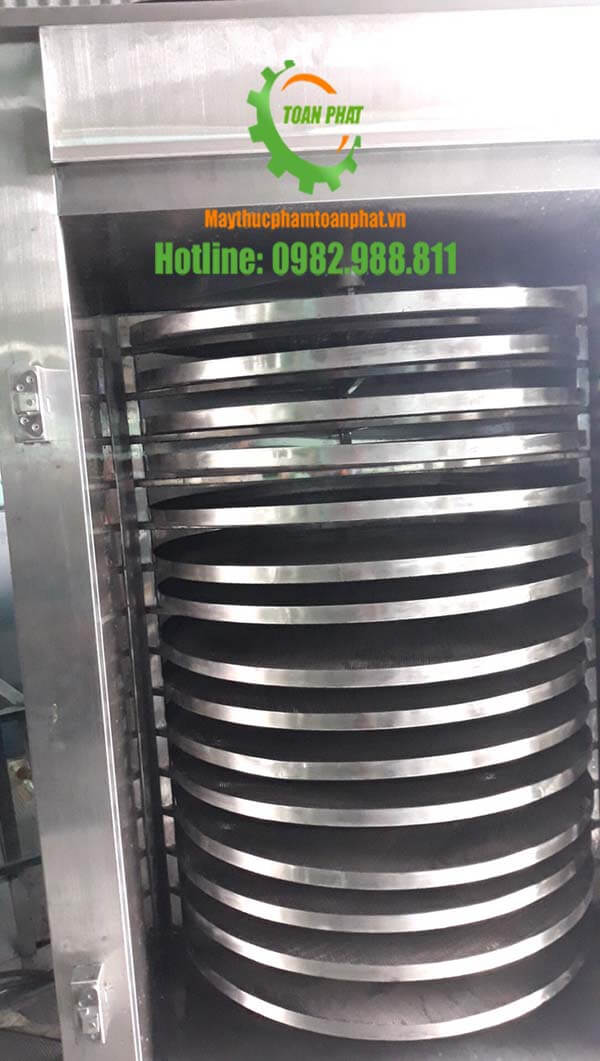Các khay inox của tủ sấy nông sản D1200