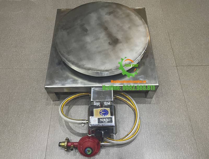 Máy làm bánh Crepe đơn để bàn dùng gas