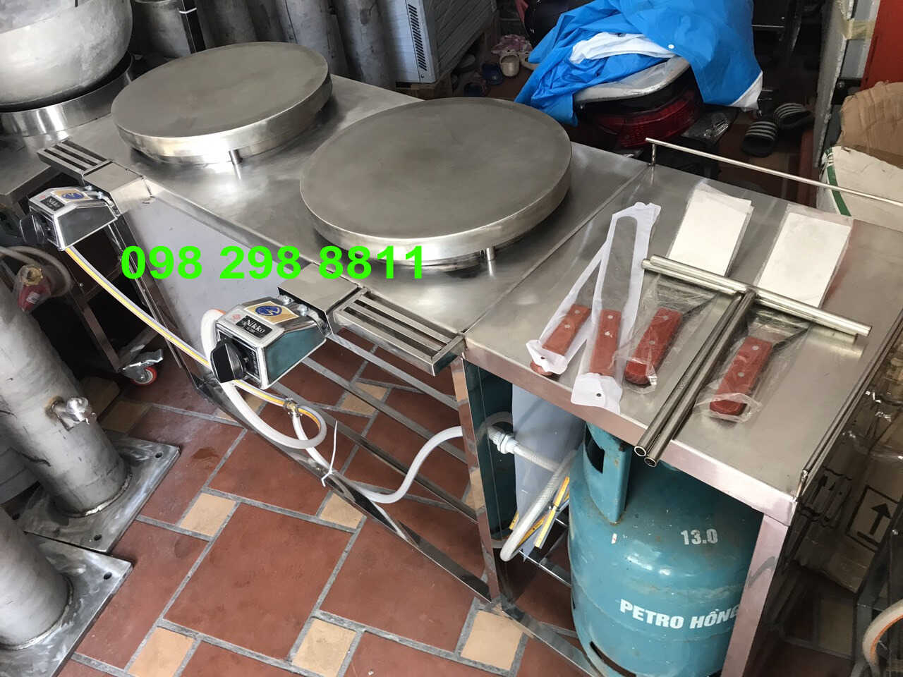 Máy làm bánh Crepe đặt theo yêu cầu