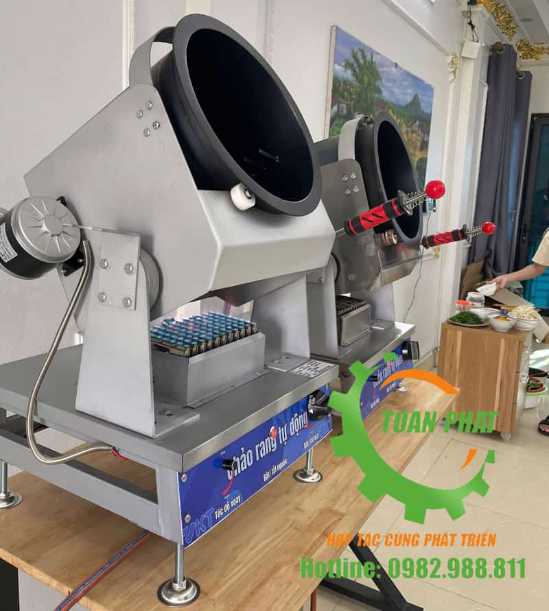 Máy rang xào tự động Việt Nam