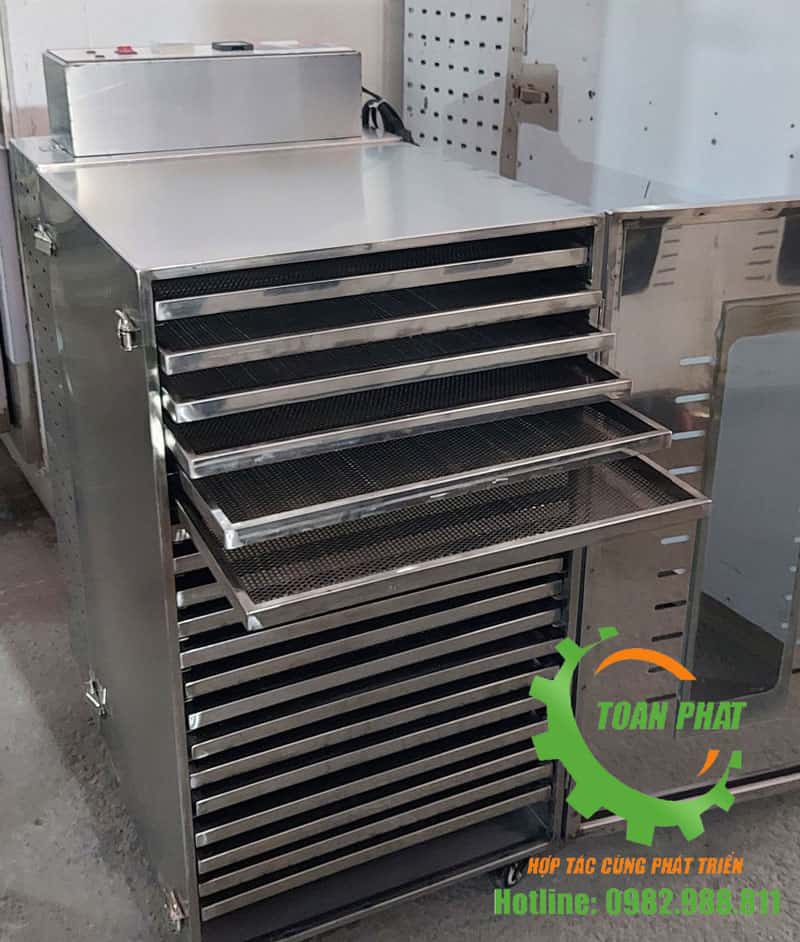 Máy sấy cá 20 khay 1 cánh